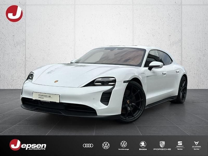 Weiß Gebraucht 2023 Porsche Taycan GTS Sport Turismo Limousine | 73.900 € (Superpreis) - Bild 1/4