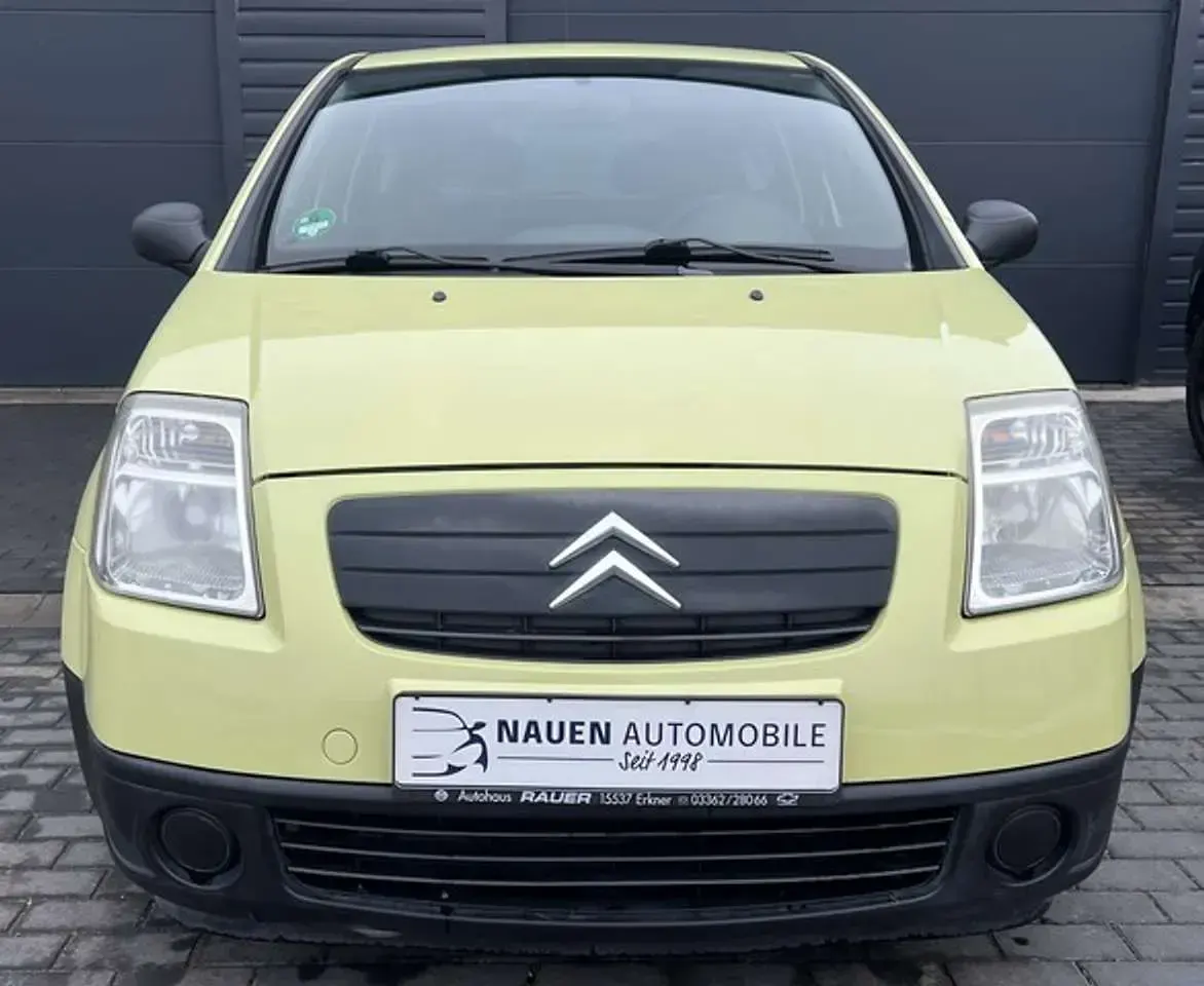 Gebraucht Citroën C2 Advance 60 PS (44 kW) 2006 Gelb Kleinwagen