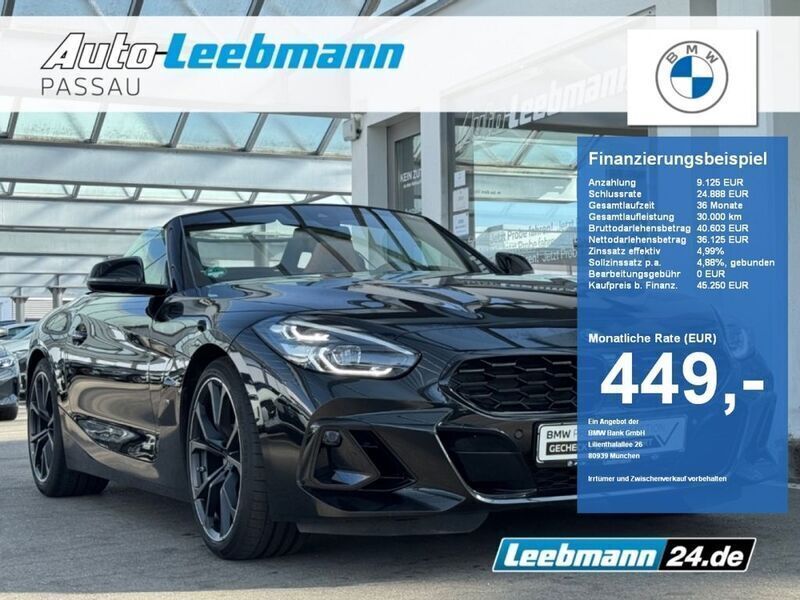 Saphirschwarz (metallic) Gebraucht 2024 BMW Z4 Shadowline Cabrio | 45.250 € (Etwas zu teuer) - Bild 1/4