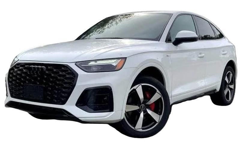 Weiß Gebraucht 2022 Audi Q5 Sportback S-Line SUV | 52.330 € (Etwas zu teuer) - Bild 1/1