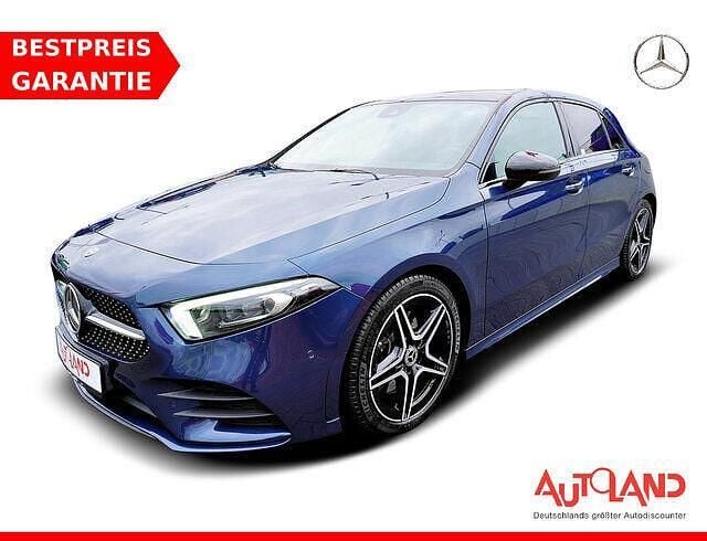 Blau Gebraucht 2019 Mercedes A140 Limousine | 27.950 € - Bild 1/4
