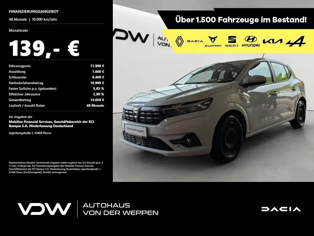 Gebraucht Dacia Sandero Comfort 91 PS (66 kW) 2021 Kleinwagen