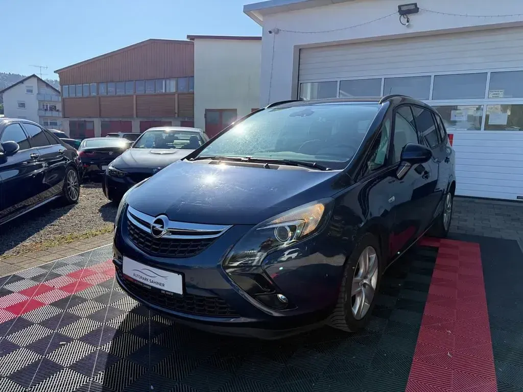 Gebraucht Opel Zafira Tourer Edition 140 PS (102 kW) 2011 Blau Van / Kleinbus