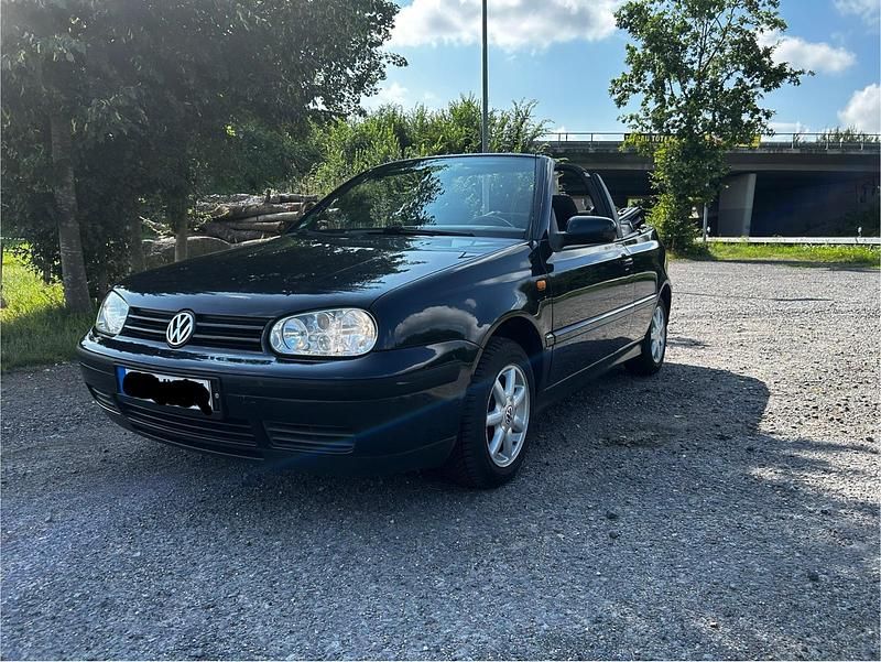Blau Gebraucht 1998 VW Golf Cabriolet Cabrio | 1.000 € (Superpreis) - Bild 1/4