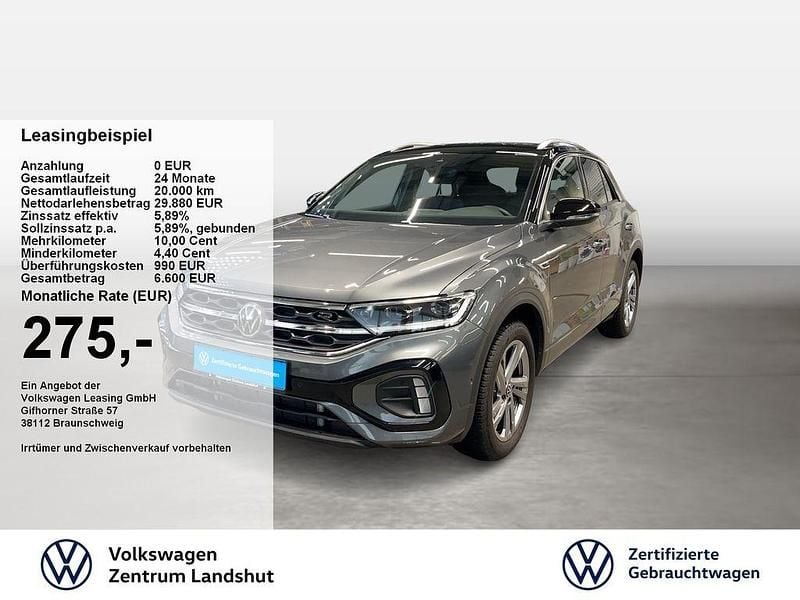 Indiumgrau Gebraucht 2025 VW T-Roc R-line SUV | 31.320 € (Superpreis) - Bild 1/2