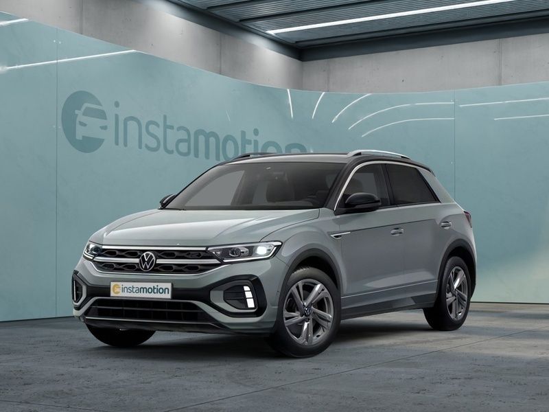 Blau Gebraucht 2024 VW T-Roc R-line SUV | 33.390 € (Fairer Preis) - Bild 1/3