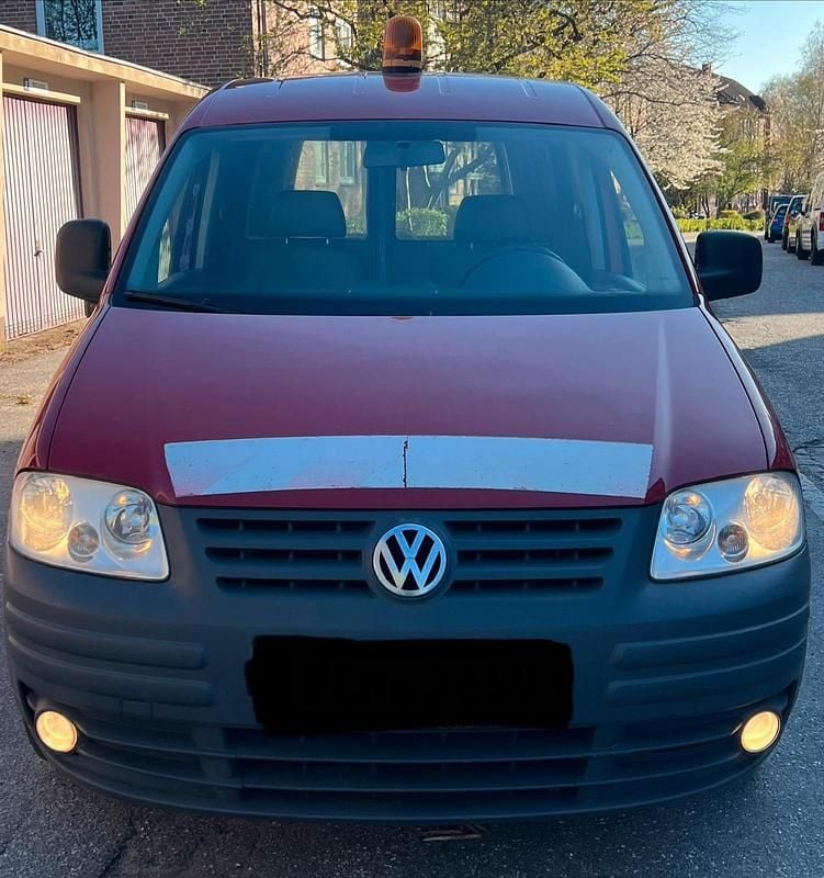 Second-hand VW Caddy 105 CP (77 kW) 2007 Roșu Monovolum
