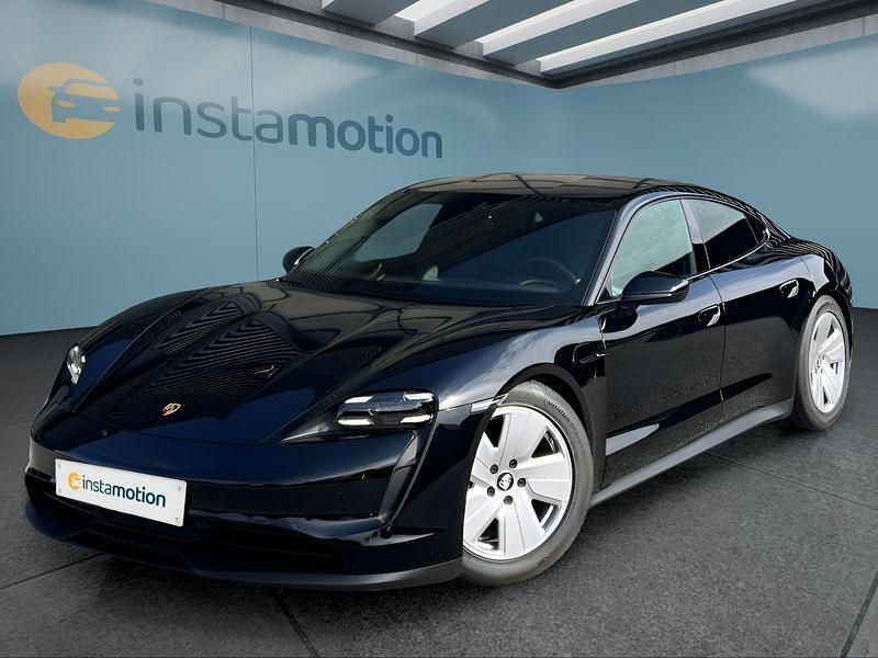 Schwarz Gebraucht 2023 Porsche Taycan Limousine | 69.349 € (Fairer Preis) - Bild 1/4