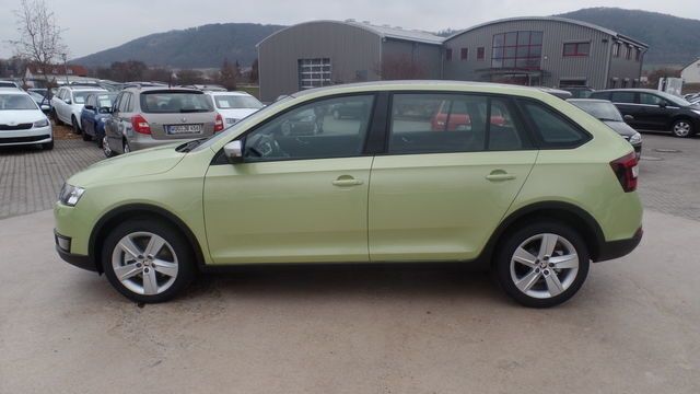 Gebraucht Skoda Rapid ScoutLine 116 PS (85 kW) 2015 Grün metallic Limousine