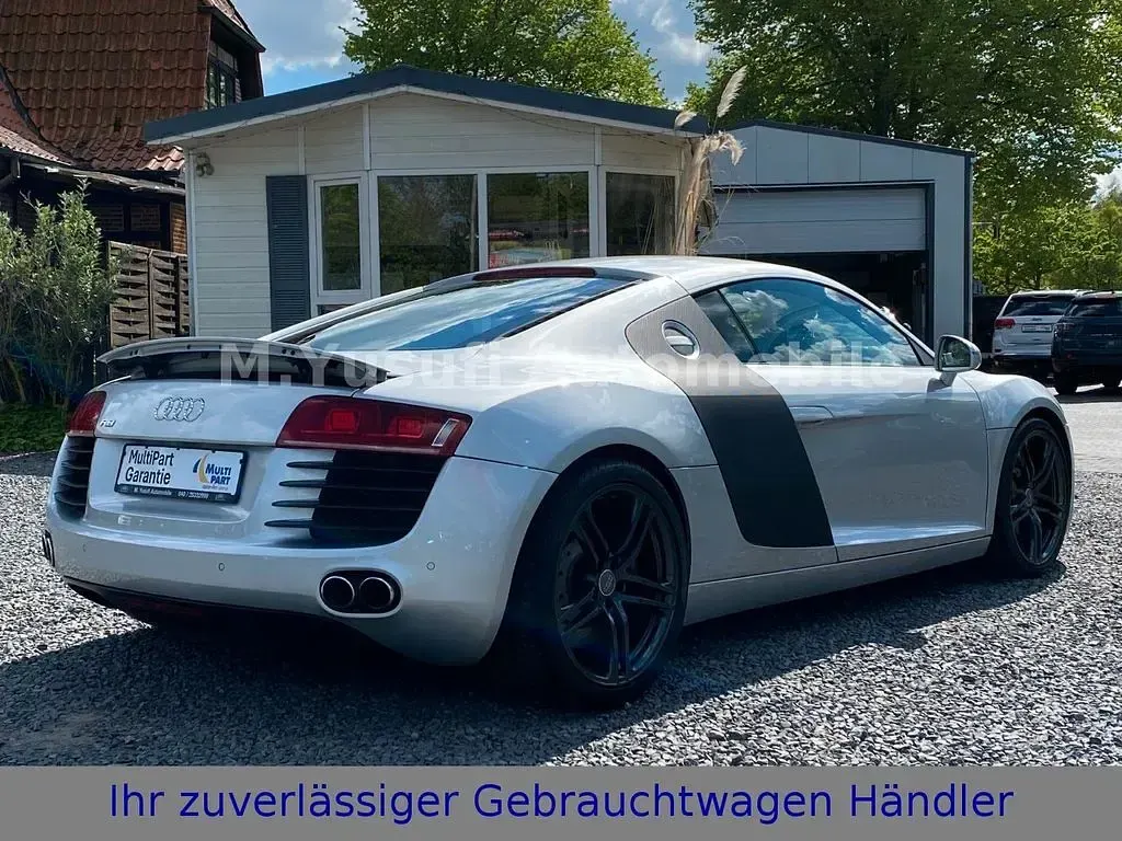 Gebraucht Audi R8 Coupé Sport 420 PS (308 kW) 2008 Eissilber metallic sideblade a Coupé