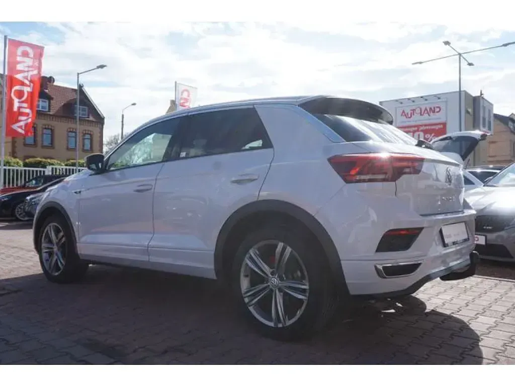 Gebraucht VW T-Roc R-line 150 PS (110 kW) 2019 White silver metallic (metallic) SUV