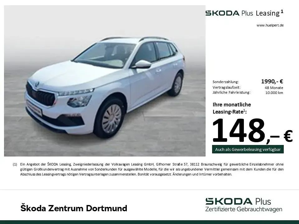 Gebraucht Skoda Kamiq 116 PS (85 kW) 2025 Weiß SUV