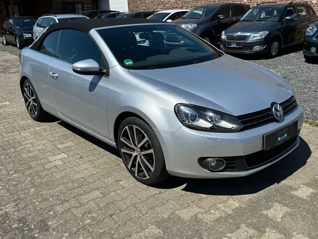 Brugt VW Golf Cabriolet Basis 105 HK (77 kW) 2013 Sølv Cabriolet