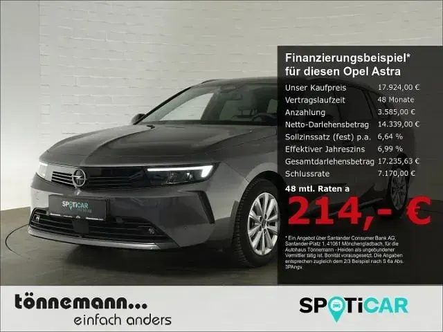 Gebraucht Opel Astra Elegance 131 PS (96 kW) 2023 Kombi