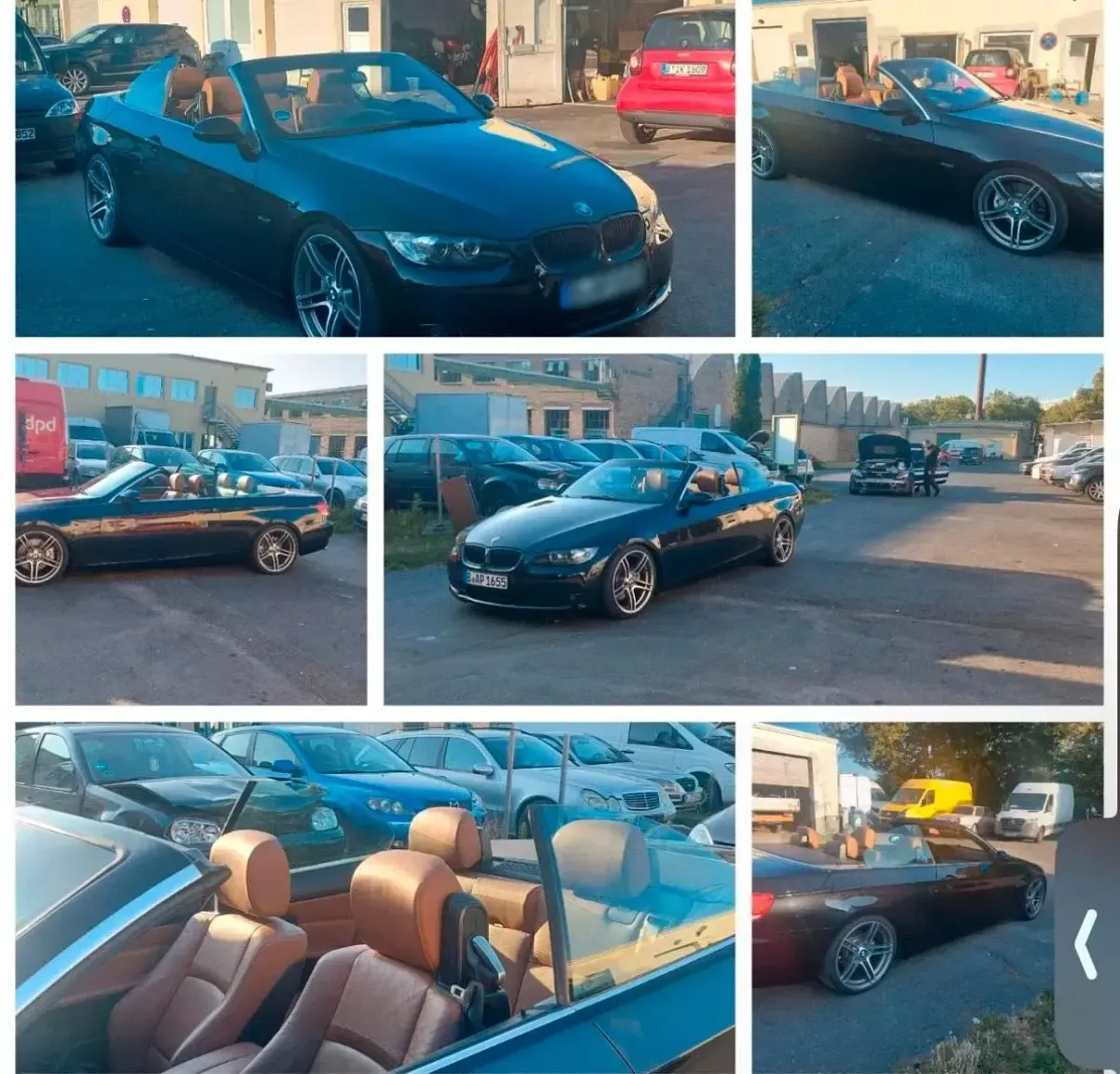 Gebraucht BMW 325 Cabriolet Basis 218 PS (160 kW) 2007 Schwarz Cabrio