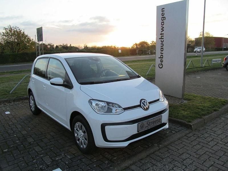 Weiß Gebraucht 2022 VW up! move up! Kleinwagen | 14.998 € (Teuer) - Bild 1/4