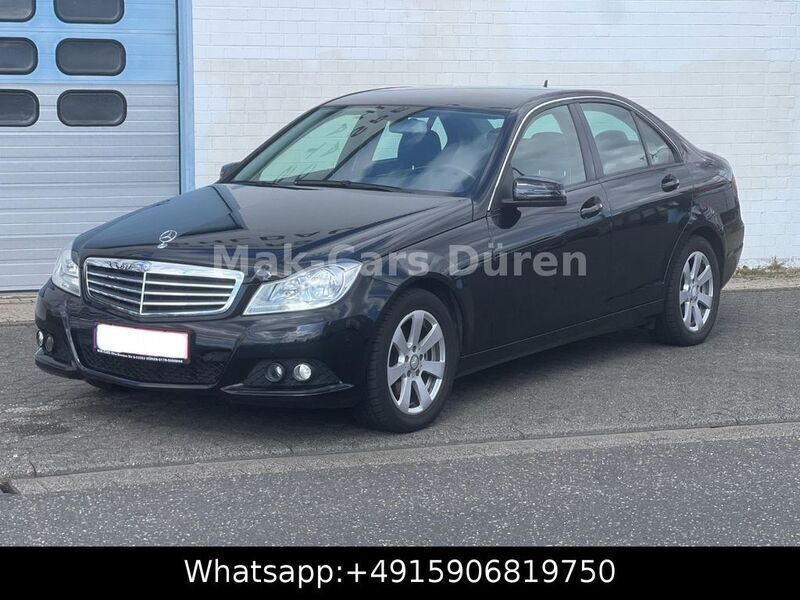 Schwarz Gebraucht 2012 Mercedes C180 Limousine | 8.999 € (Superpreis) - Bild 1/4
