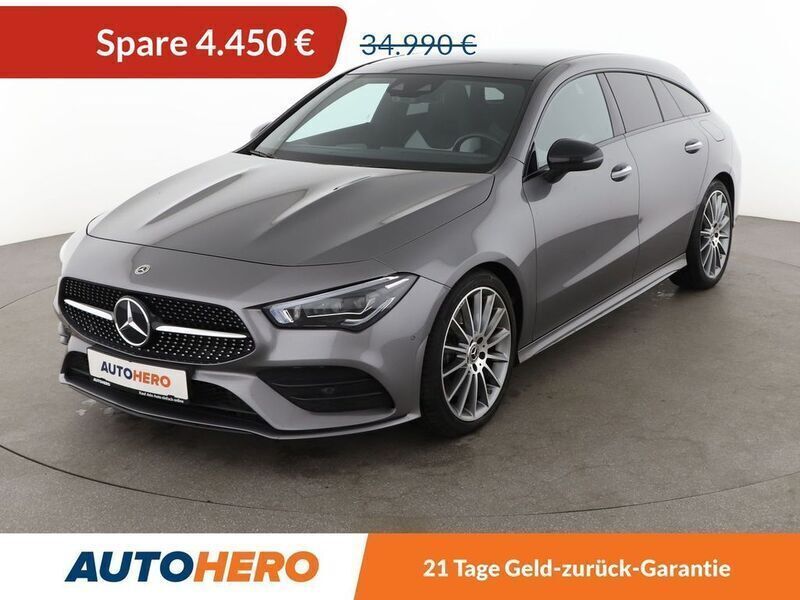 Grau Gebraucht 2021 Mercedes CLA250 Shooting Brake AMG line Kombi | 30.540 € (Guter Preis) - Bild 1/3