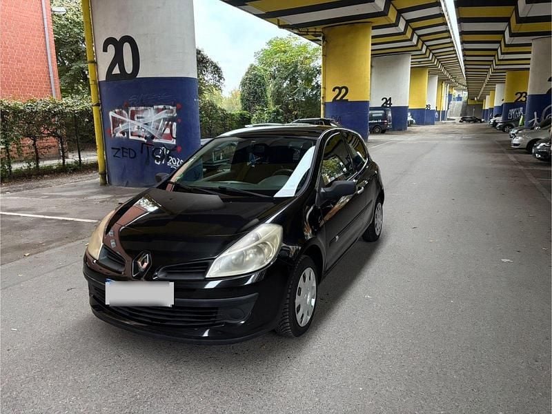 Schwarz Gebraucht 2007 Renault Clio II Authentique Limousine | 850 € (Superpreis) - Bild 1/4