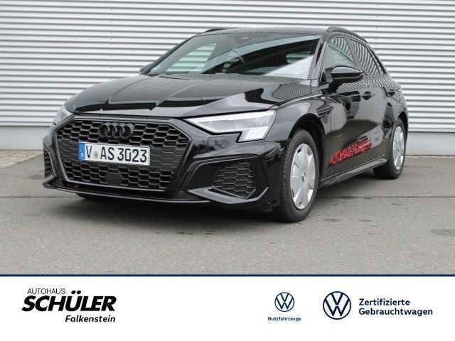 Schwarz Gebraucht 2023 Audi A3 Sportback S-Line Kleinwagen | 39.935 € - Bild 1/4
