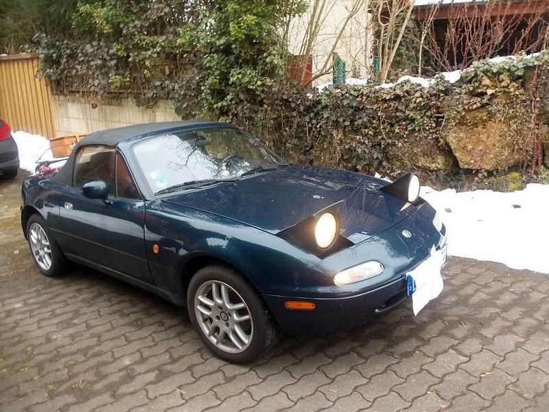Gebraucht Mazda MX5 90 PS (66 kW) 1996 Blau Cabrio