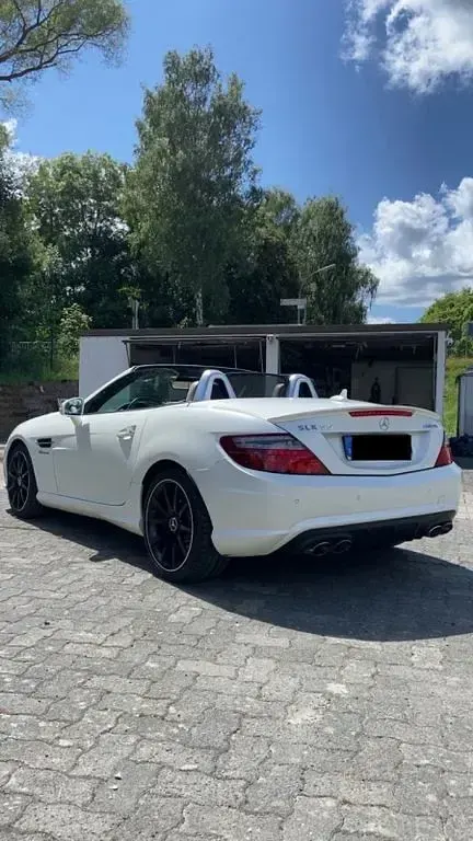 Gebraucht Mercedes SLK55 AMG AMG Edition 1 421 PS (309 kW) 2012 Weiß Cabrio