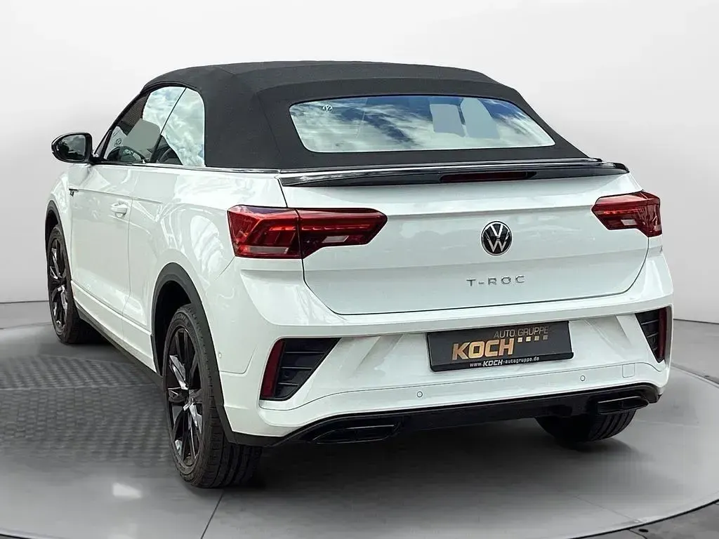 Gebraucht VW T-Roc Cabriolet R-line 150 PS (110 kW) 2024 Weiß Cabrio