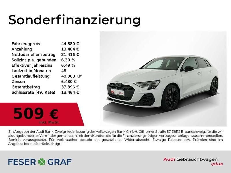 Arkonaweiß Gebraucht 2025 Audi S3 Ambiente Limousine | 44.880 € (Superpreis) - Bild 1/2