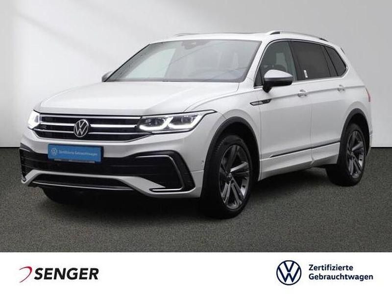 Pure white Gebraucht 2022 VW Tiguan Allspace R-line SUV | 36.480 € (Fairer Preis) - Bild 1/3