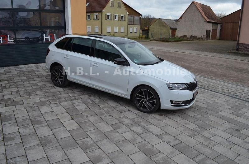 Gebraucht Skoda Rapid Style 116 PS (85 kW) 2018 Weiß Kleinwagen