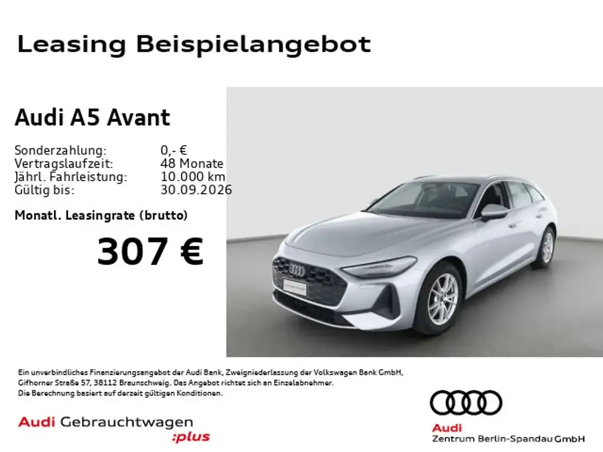 Gebraucht Audi A5 Sport 204 PS (150 kW) 2025 Silber Kombi