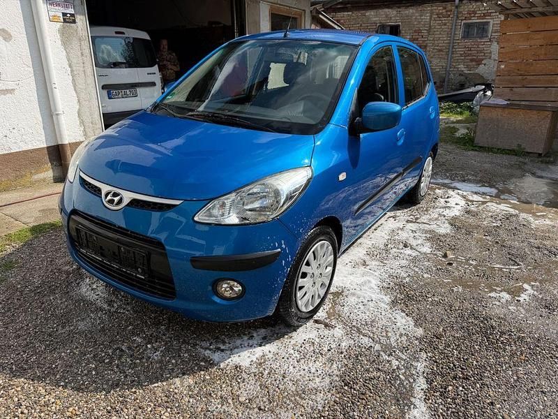 Blau Gebraucht 2008 Hyundai i10 Style Kleinwagen | 2.400 € (Teuer) - Bild 1/4