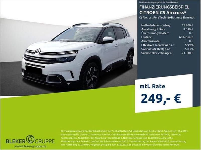 Polar weiß Gebraucht 2022 Citroën C5 Aircross Business Class SUV | 20.990 € (Guter Preis) - Bild 1/3
