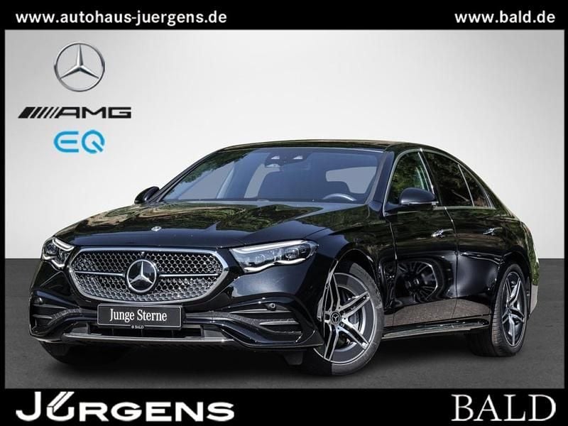 Schwarz obsidianschwarz metall Gebraucht 2024 Mercedes E450 AMG Limousine | 68.900 € (Superpreis) - Bild 1/4