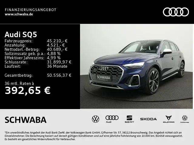 Brugt Audi SQ5 Ambiente 341 HK (250 kW) 2023 Blå SUV