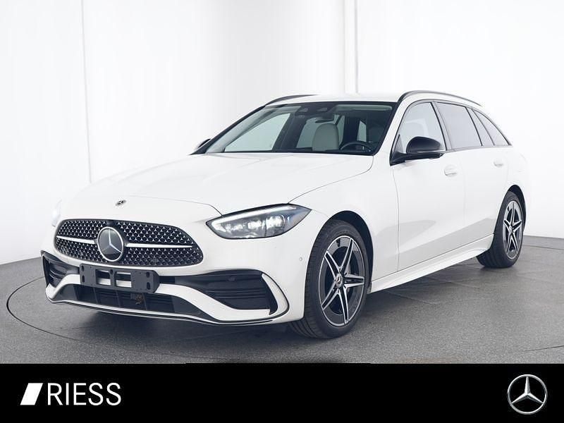 Unilack polarweiß Gebraucht 2023 Mercedes C300e AMG Kombi | 42.740 € (Etwas zu teuer) - Bild 1/4