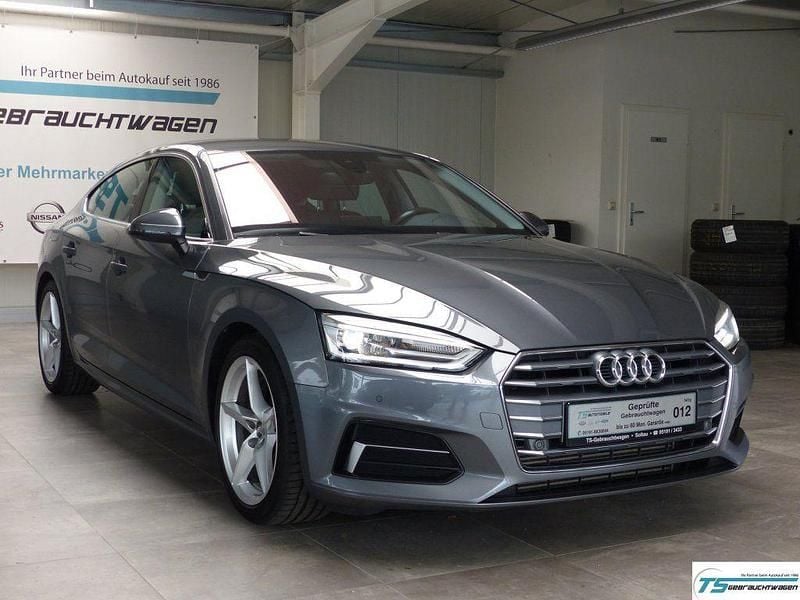 Grau Gebraucht 2018 Audi A5 Sport Coupé | 22.990 € (Guter Preis) - Bild 1/4
