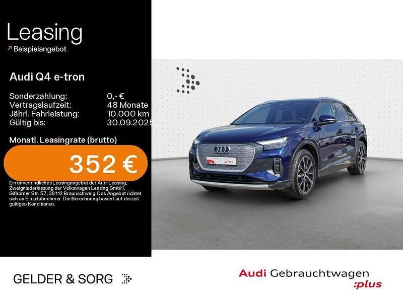 Navarrablau metallic Gebraucht 2024 Audi Q4 e-tron Advanced SUV | 41.980 € - Bild 1/2