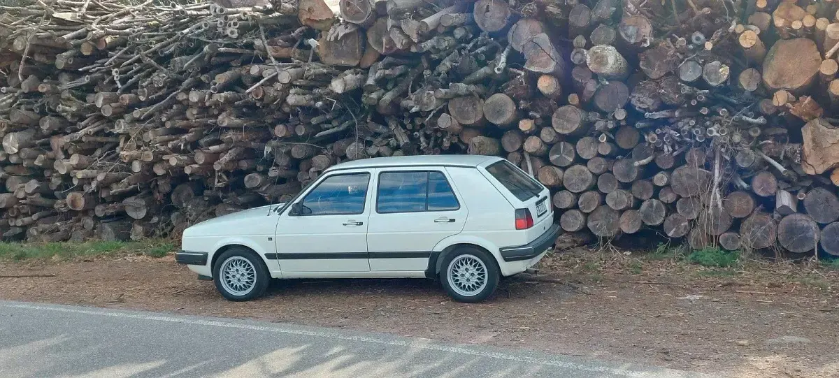 Gebraucht VW Golf II 69 PS (50 kW) 1989 Weiß Kleinwagen