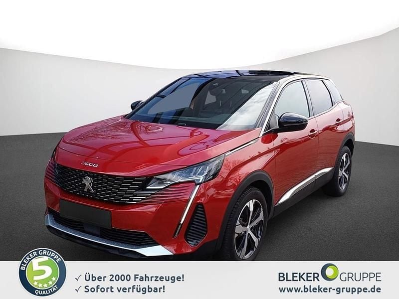 Lackierung ultimaterot/metalliclackierung + klarlack farbig Gebraucht 2023 Peugeot 3008 Allure SUV | 20.980 € (Superpreis) - Bild 1/4