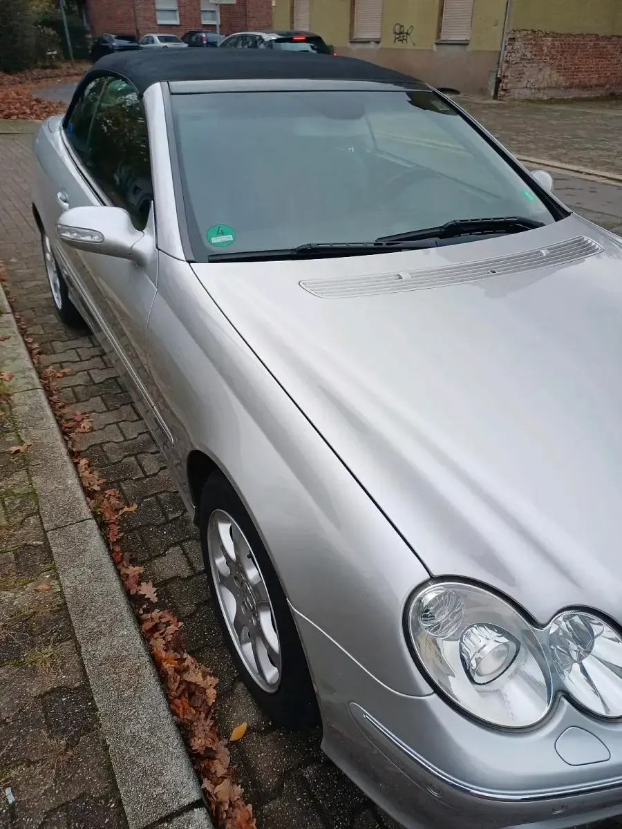 Gebraucht Mercedes CLK200 163 PS (119 kW) 2005 Silber Cabrio