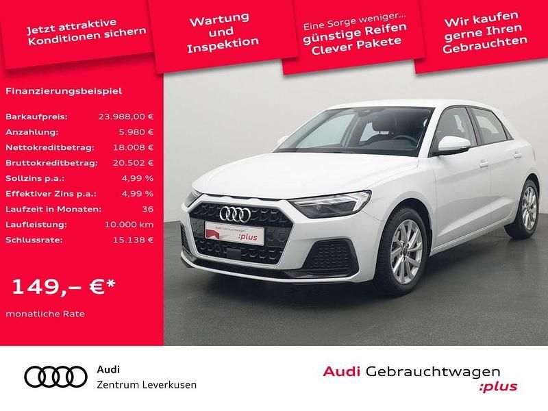 Gletscherweiss Gebraucht 2024 Audi A1 Sportback Advanced Kleinwagen | 23.988 € (Guter Preis) - Bild 1/4