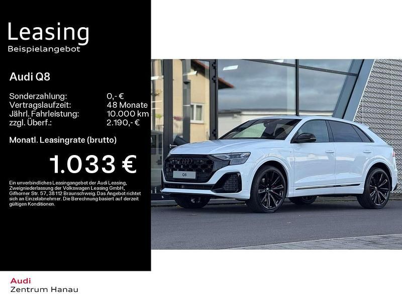 Gletscherweiß metallic Neu 2025 Audi Q8 S-Line SUV | 104.950 € (Teuer) - Bild 1/4