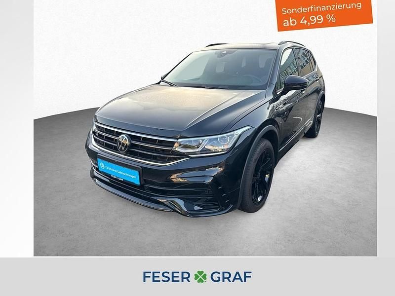 Deep black perleffekt Gebraucht 2024 VW Tiguan Allspace R-line SUV | 38.990 € (Guter Preis) - Bild 1/3