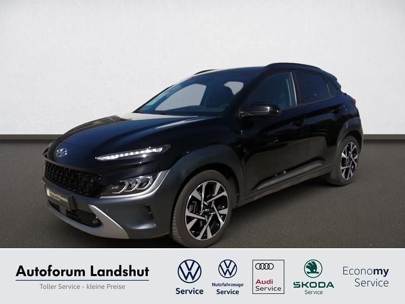 Abyss black / mic Gebraucht 2023 Hyundai Kona Prime SUV | 21.690 € - Bild 1/4