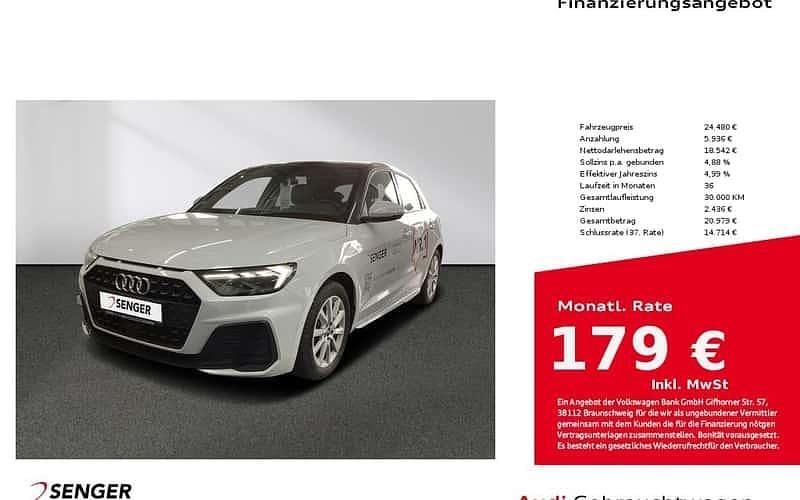 Grau Gebraucht 2023 Audi A1 Sportback S-Line Kleinwagen | 24.480 € (Fairer Preis) - Bild 1/4