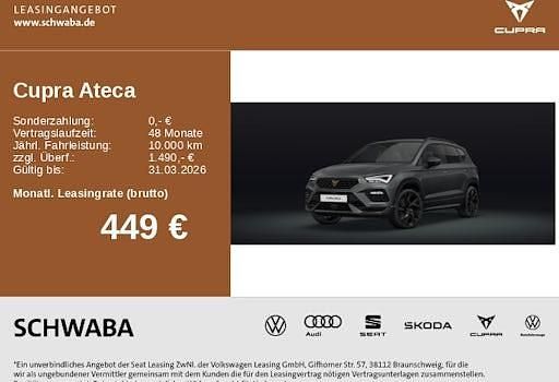 Neu Cupra Ateca VZ 300 PS (220 kW) 2026 Grau SUV