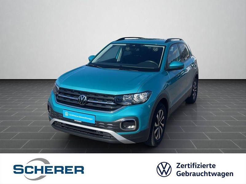 Makenatürkis metallic (metallic) Gebraucht 2021 VW T-Cross Active SUV | 19.990 € (Guter Preis) - Bild 1/4