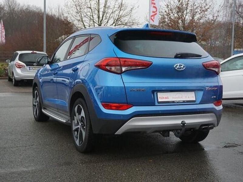 Gebraucht Hyundai Tucson Advantage 177 PS (130 kW) 2017 Blau SUV