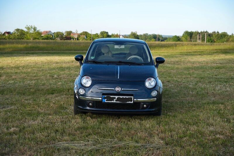 Blau Gebraucht 2008 Fiat 500 Lounge Kleinwagen | 2.000 € (Fairer Preis) - Bild 1/4